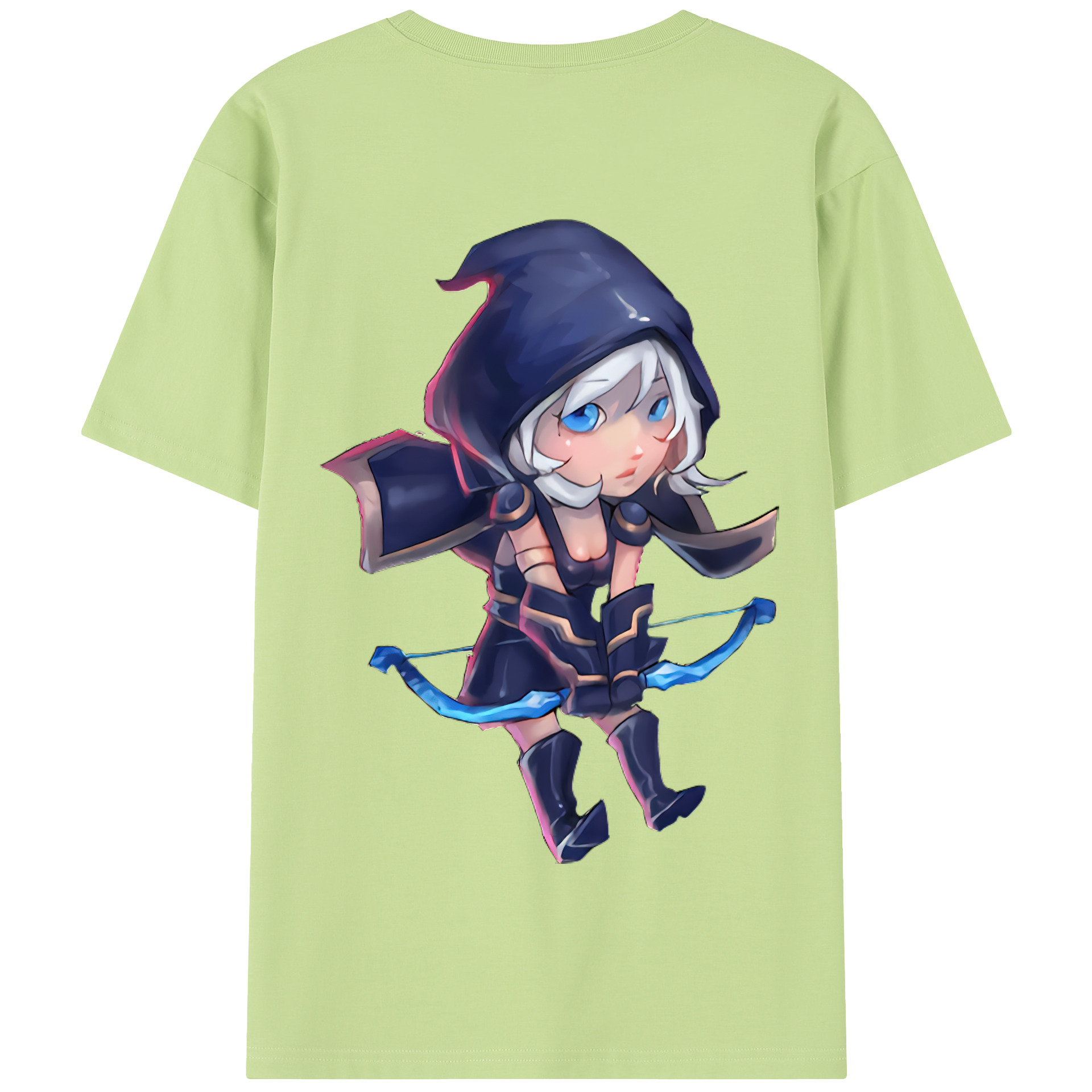 リーグ・オブ・レジェンド League of Legends LOL 綿100％半袖Tシャツ（背面プリント）
